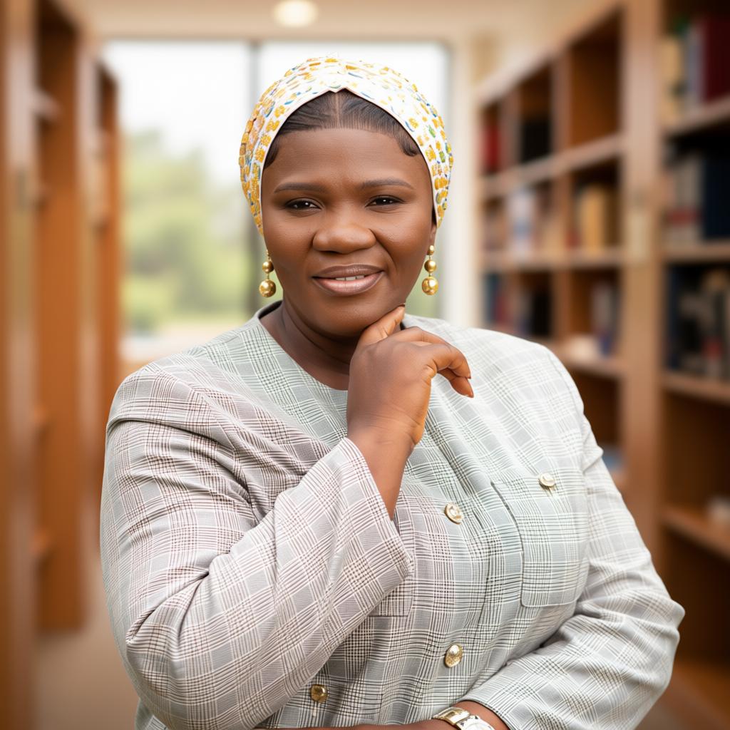 Portrait of Mrs. Sidikat Oluwatosin Adegboyega