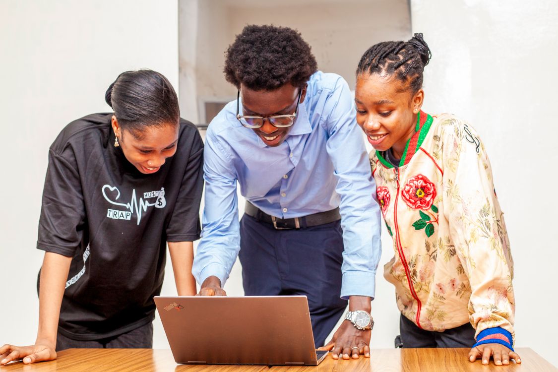 Modern computing studios where students will collaborate